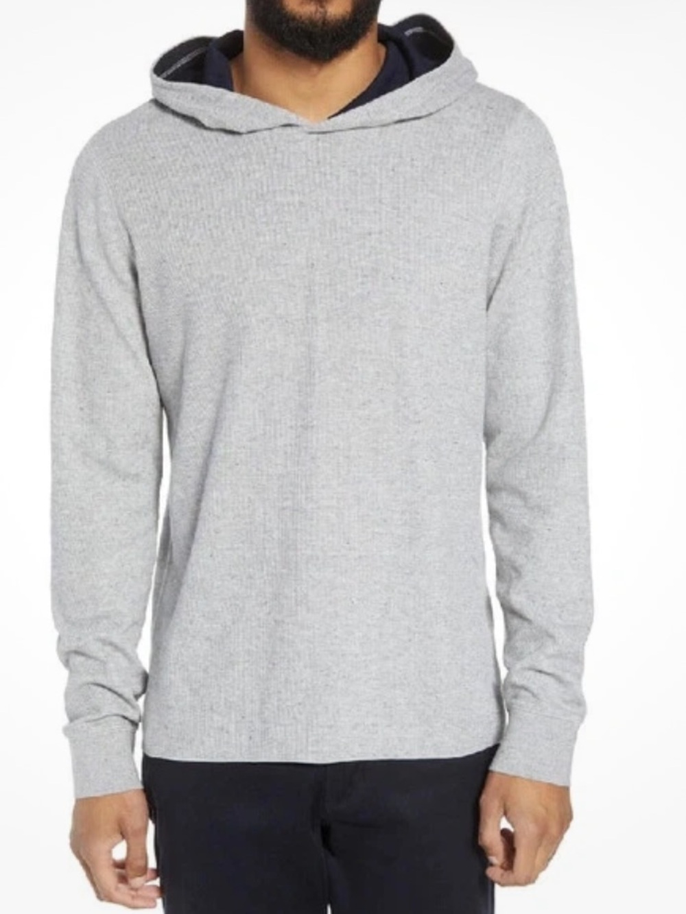 Men's VINCE Lightweight Gray Hoodie Sweater